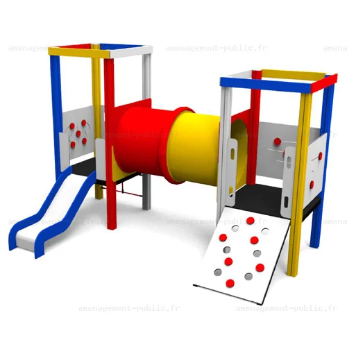 Structure pour aire de jeux 2 tours Ludicolors